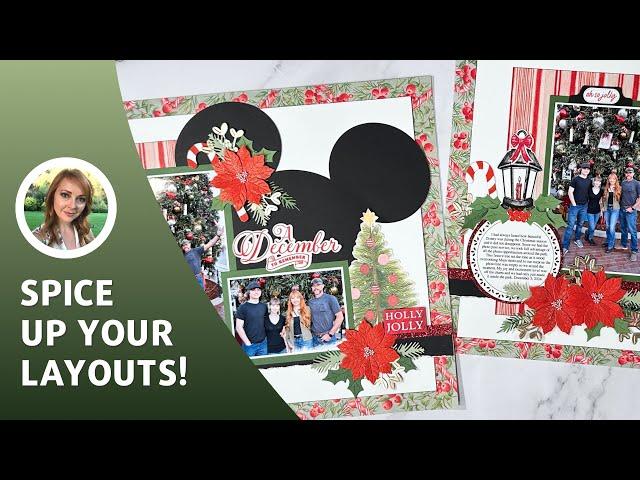 Techniques to Step Up Your Scrapbook Layout!