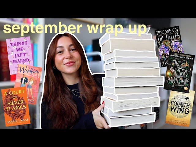 september wrap-up!  12 books: mystery, romance, & lots of fantasy!