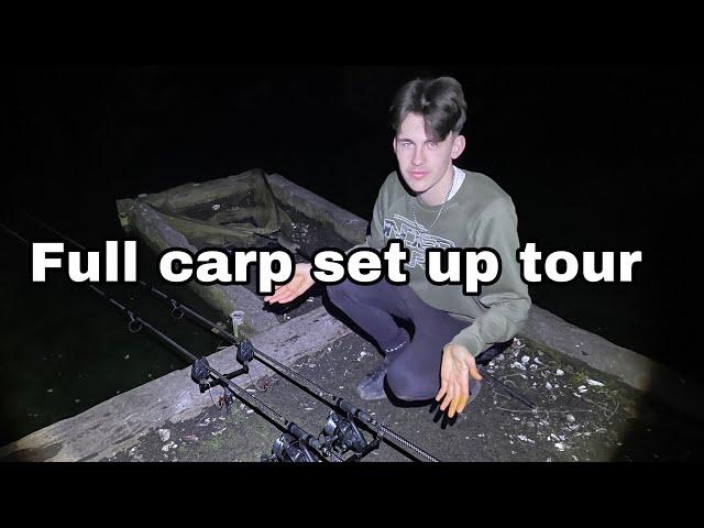 My full carp fishing set up tour