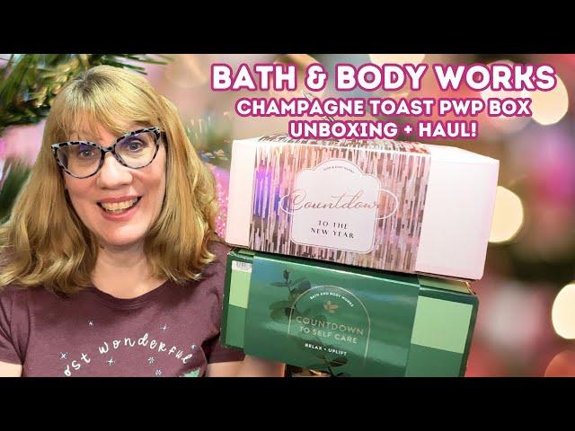 Bath & Body Works Champagne Toast PWP Box Unboxing + Haul!