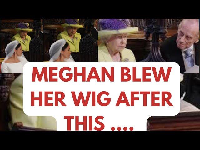 MEGHAN BLEW HER WIG AFTER SEEING THIS FROM THE QUEEN ..LATEST #news #meghan #meghanmarkle