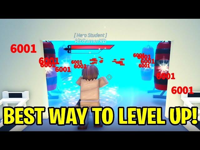 THE MOST UNDERRATED WAY TO LEVEL UP! | Boku No Roblox