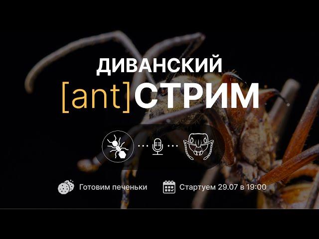 Ants Terra/STELS - стрим: говорим о муравьях