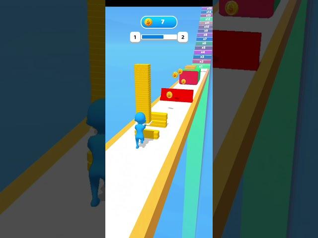 IOS Gaming || stairs race 3D Game || #iosgaming #ios #stairsrace3D #shorts #share #sub  @you tube