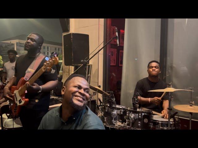 Part 2:Best hi life jam session with the Afro band ft JAMES MIREKU||EMMA ON BASS||Groove