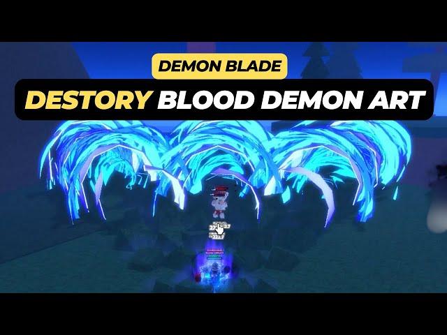 Destroy Blood Demon Art - Roblox Demon Blade