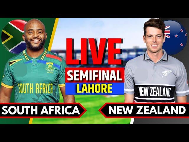 South Africa vs New Zealand | Live Cricket Match Today | SA vs NZ | Champions Trophy, Second Innings