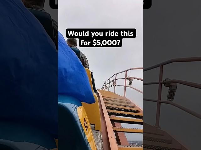 Would you ride the 265FT TITAN at Six Flags Over Texas for $5,000? #rollercoaster