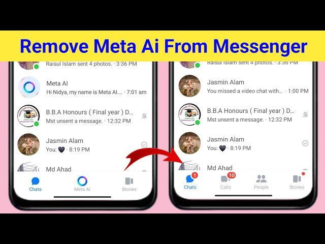 How to Remove Meta Ai From Messenger 2024 | Remove Messenger Meta Ai Chat |Messenger Meta Ai Remove