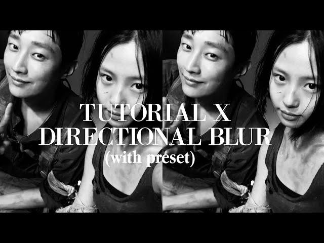 Tutorial X directional blur | Alight motion (+preset)