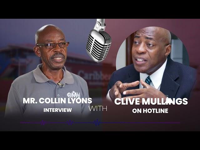 Mr. Collin Lyons Hotline Interview with Clive Mullings - Friday, October 13, 2023