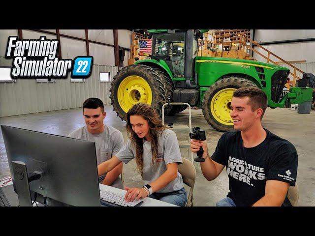 Playing Farming Simulator 22 with Laura Farms & Spencer TV!