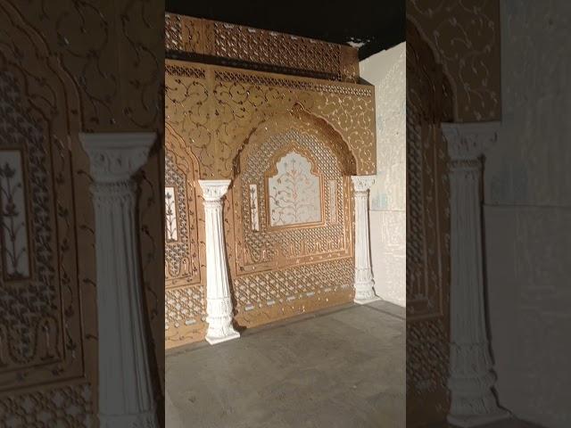 Mughal Architecture/CNC Carving/Mirror Art work #viralvideo #mirrorart #mughal #cnc #carving #shorts