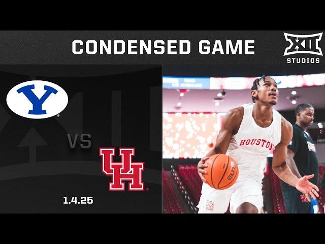 BYU vs. #14 Houston Condensed Game | 2024-25 Big 12 Men's Basketball