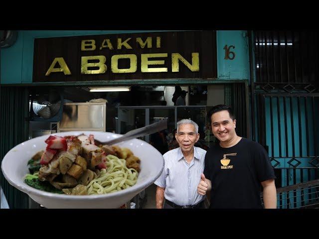 BAKMI LEGENDARIS DI GANG KELINCI PASAR BARU, BAKMI ABOEN