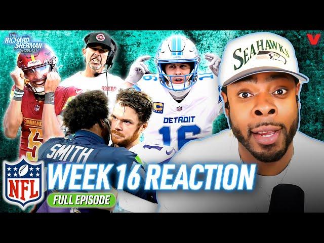 Week 16 Reaction: Vikings-Seahawks, Lions-Bears, 49ers-Dolphins, Texans-Chiefs | Richard Sherman NFL