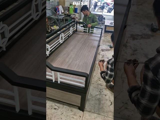 Giường Xếp Gọn. Giường Gấp. Giường Ngủ Đẹp. Sofa. #ghexep #giuonggap #giuongngu #giuongxep. Đại Sắt.