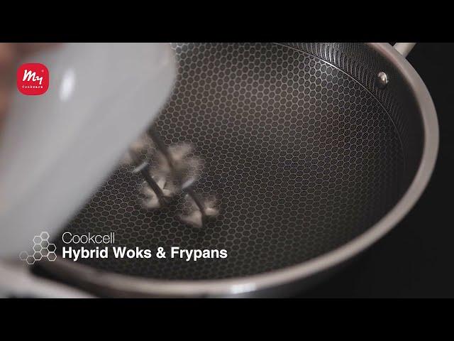 Cookcell Hybrid Stainless Steel Non-stick Frypan & Wok | My Cookware Australia®