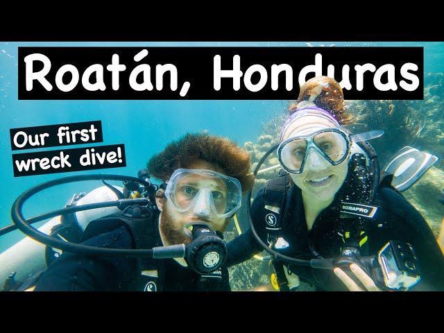 We Spent 1 Week at an UNLIMITED Scuba Diving Resort in Roatan, Honduras! 1st Wreck Diving!