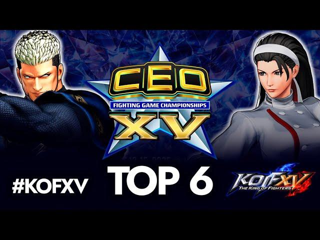KOF XV TOP6 CEO 2025 | Top 6 of The King of Fighters XV at CEO 2025! + Timestamps