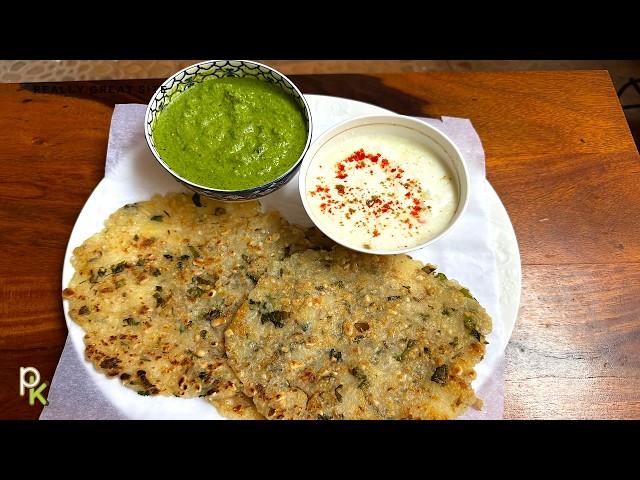 Quick Breakfast with Sabudana-Sago Pancake-Tapioca Pearls