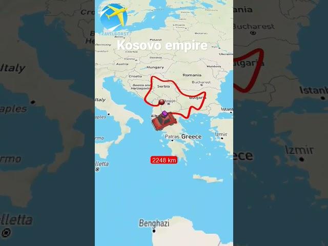 Kosovo Empire #travel #googlemaps #map #googleearth #empire #world #worldmap #kosovo #europe #fun