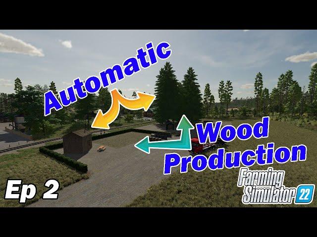 Starting the Automatic Wood Production! - Rebuilding Silverrun Forest - Ep 2