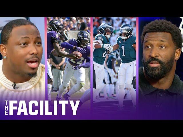 Is Jalen Hurts-Saquon Barkley or Lamar Jackson-Derrick Henry the better duo? | NFL | THE FACILITY