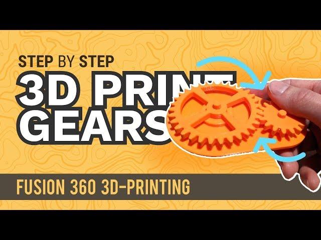 Create Custom 3D Printable Gears in Fusion 360 | Practical Prints #1