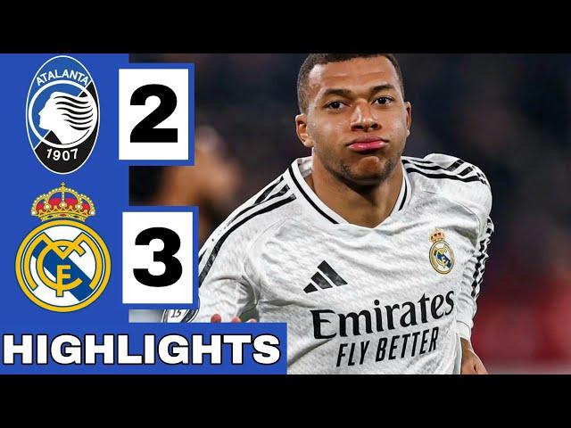 ️Atalanta vs Real Madrid (2-3) Extended HIGHLIGHTS | UEFA Champions League