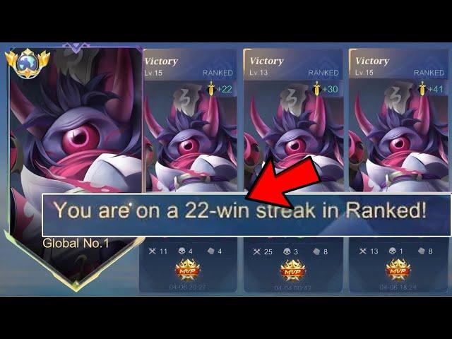 CYCLOPS WINSTREAK BUILD IN SOLO RANKED!(must watch) - Mobile Legends
