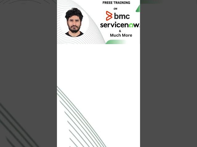 Learn Tech Trainings #bmcremedy #bmcdiscovery #servicenowtraining #helix #technology #tutorial