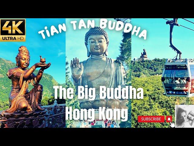 THE BIG BUDDHA HONG KONG , LANTAU ISLAND | Tian Tan Buddha in Cable Car @travelingartasty