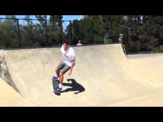 Liam Raz skateboarding throwaway footage