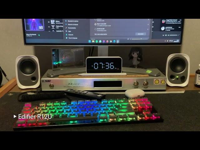 Edifier R12U Sound Demo