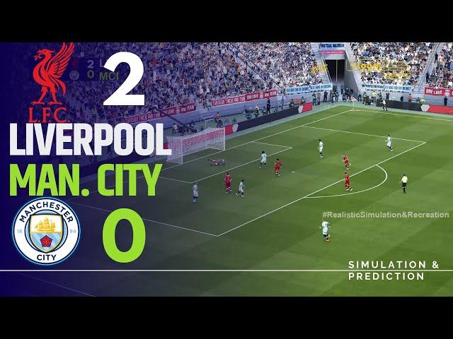 LIVERPOOL 2-0 MANCHESTER CITY • Highlights • Premier League 24/25 | Simulation/Recreation