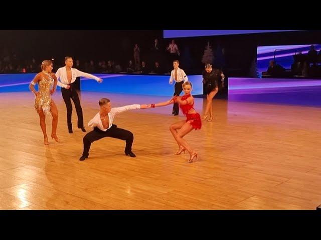 WDSF World  championship 2021 JUNIOR 2 FINAL 10 dance Latina