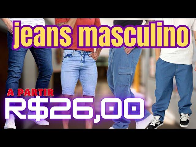 ACHEI NO BRÁS - R$26,00 JEANS MASCULINO DE QUALIDADE COM MELHOR PREÇO DO BRÁS  A FONTE SECRETA