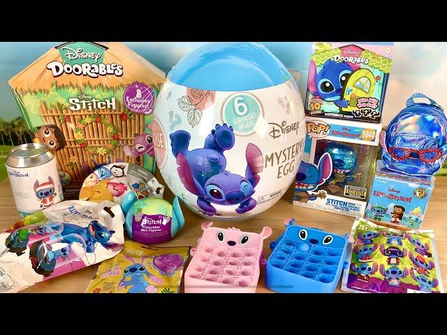 ASMR UNBOXING LILO STITCH HUGE EGG SURPRISE ! Disney Doorables Mystery Boxes SURPRISES