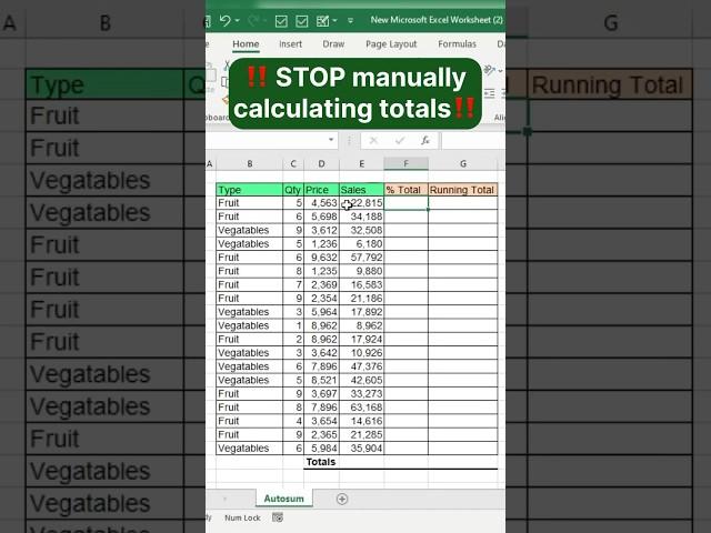 Quick Analysis Tool in Excel🫡 #excel #exceltips #exceltrciks #msoffice #accounting #gsheets #ppt