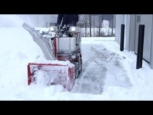 Reduce Sidewalk Labor With The Ventrac SSV Snow blower – Simple Start