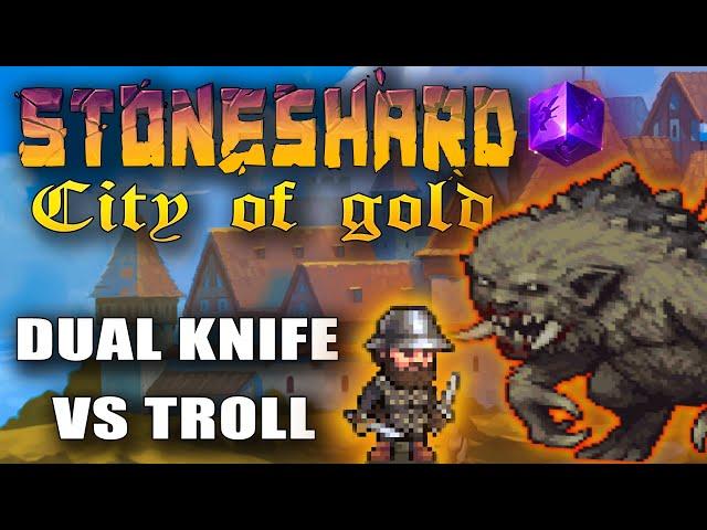 Troll vs Dual Knife Stoneshard city of gold (0.7.0.15). Троль против кинжальщика в Стоуншард CoG