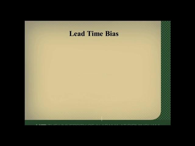 7.21 - Leadtime Bias