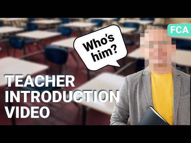 Back to School Teacher Introduction Video | Filmora Creator Academy