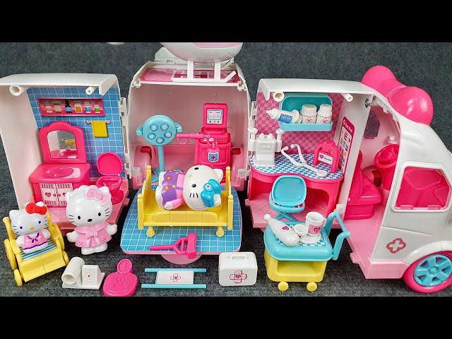 33 Minutes Satisfying with Unboxing Cute Hello Kitty Ambulance Doctor Playset ASMR | Review Toys