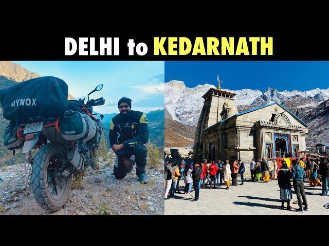 DELHI to KEDARNATH | WINTER Kedarnath Yatra 2020 | केदारनाथ यात्रा | KEDARNATH Ride on my BIKE