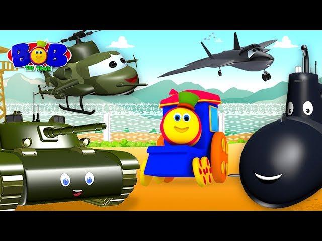 Visit to the Army Camp | Bob The Train Videos & Song | Kids Nursery Rhymes