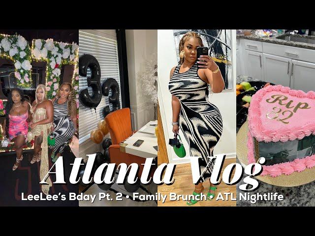 ATLANTA VLOG | ATL NIGHTLIFE • HUGE AIRBNB • GOOD FOOD SPOTS • SPOOKY THEME PARTY | Gina Jyneen