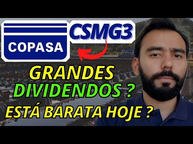 COPASA 2022 |  CSMG3 ANALISE – DIVIDENDOS VÃO AUMENTAR? Está na hora de COMPRAR? Analise Completa!