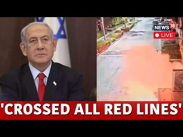 LIVE | Netanyahu House Attack | Two Flash Bombs Hit Netanyahu’s Home | Israel Hezbollah War | N18G